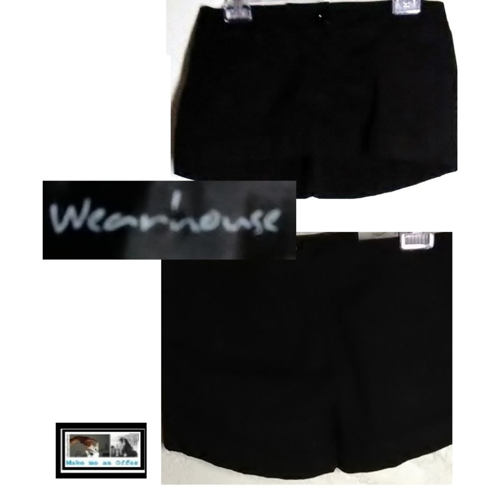 Wearhouse  Black Short Shorts Size Lg